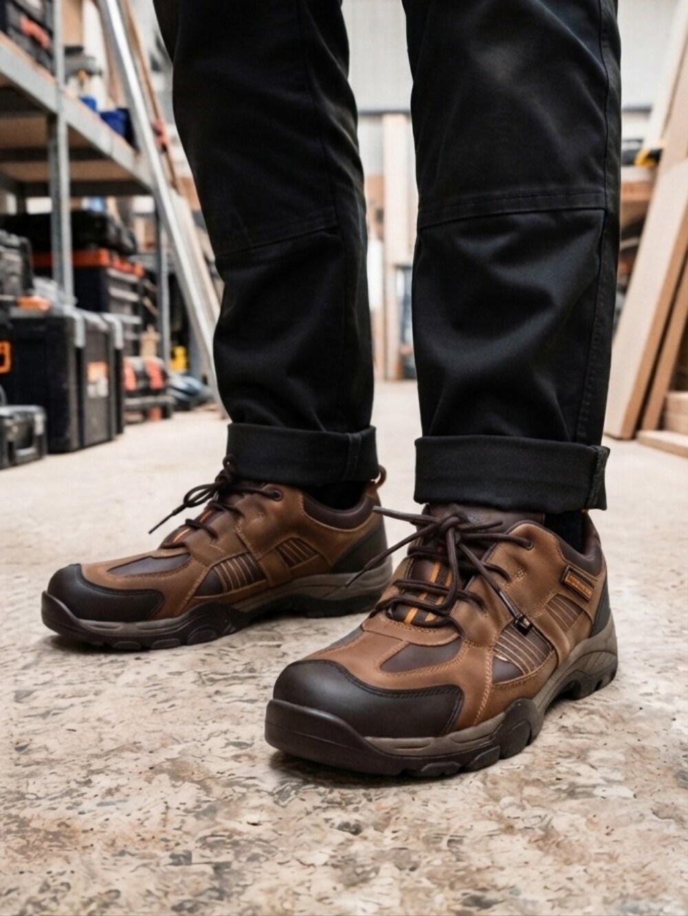 TegoPro Toe Sport Oxford Mens Work Shoes